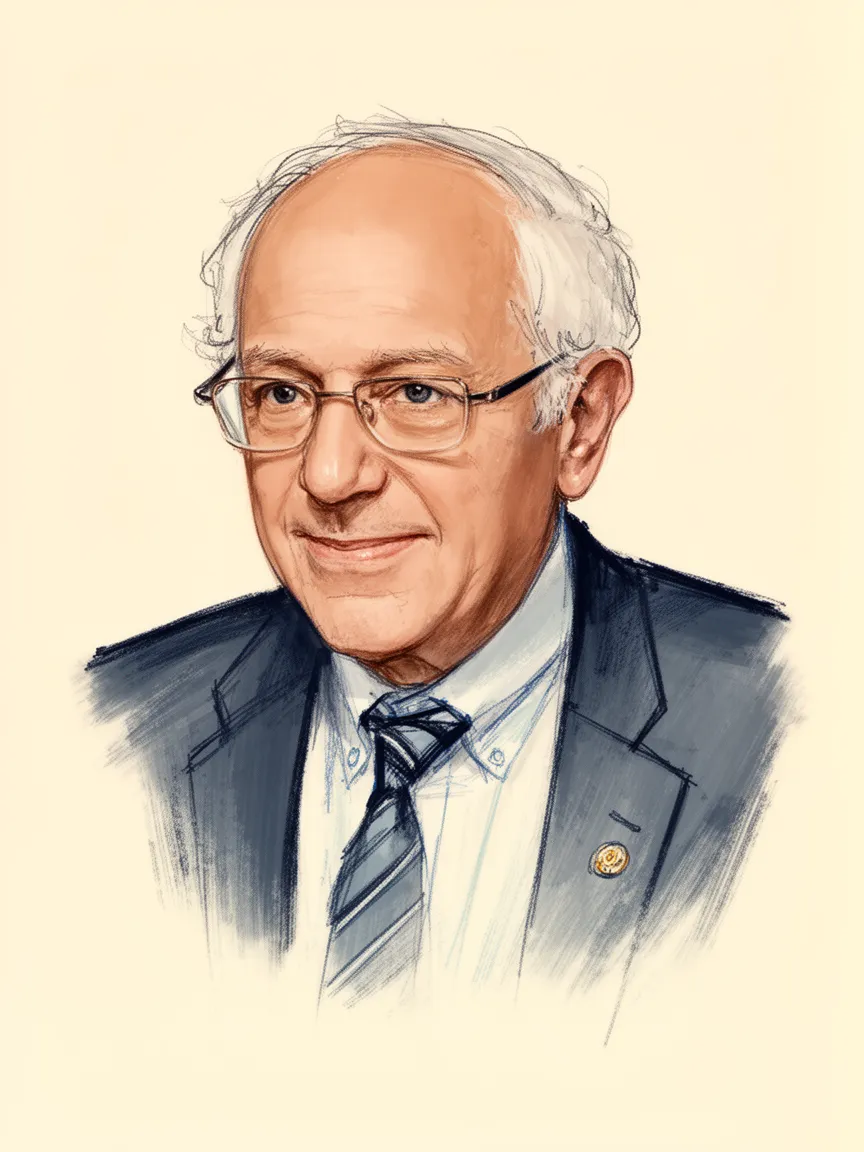 Portrait of Bernie Sanders