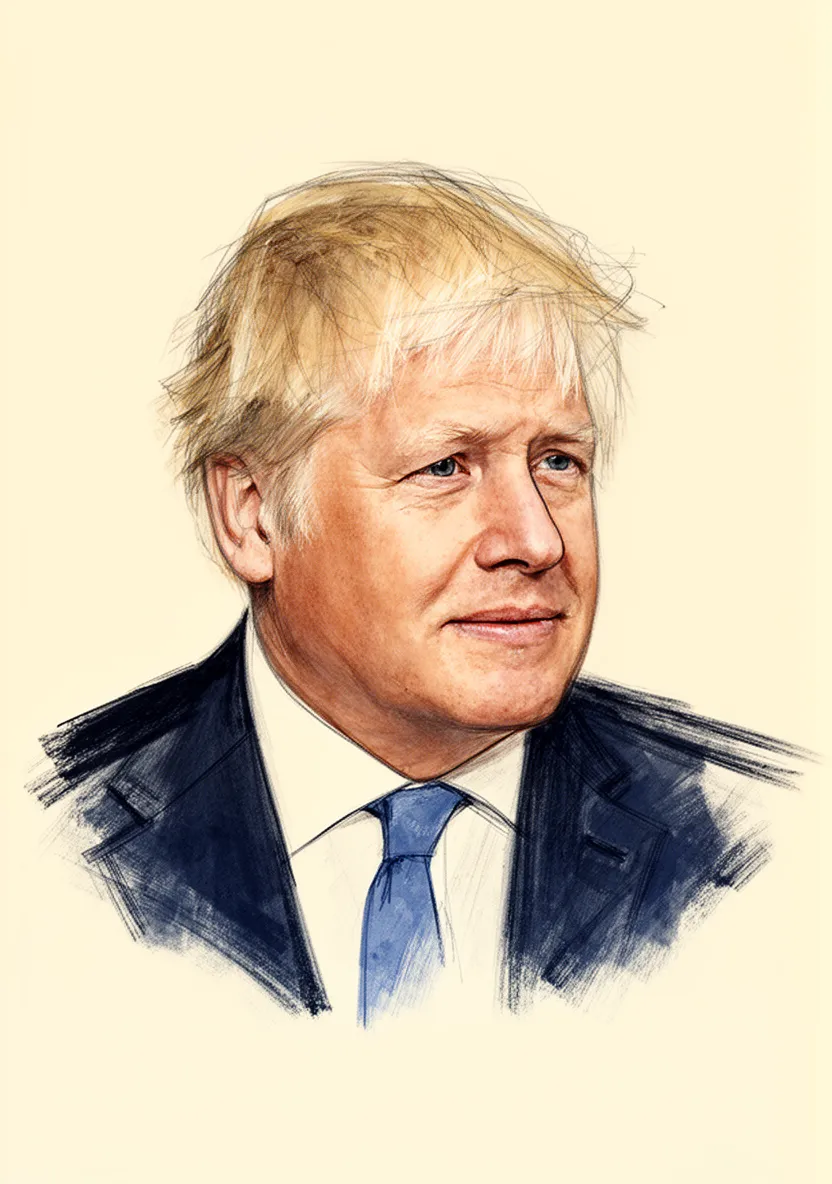 Portrait of Boris Johnson