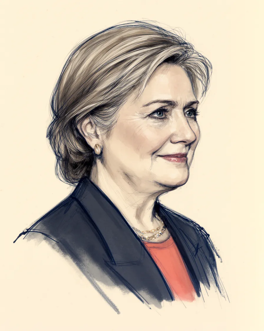 Portrait of Hillary Clinton