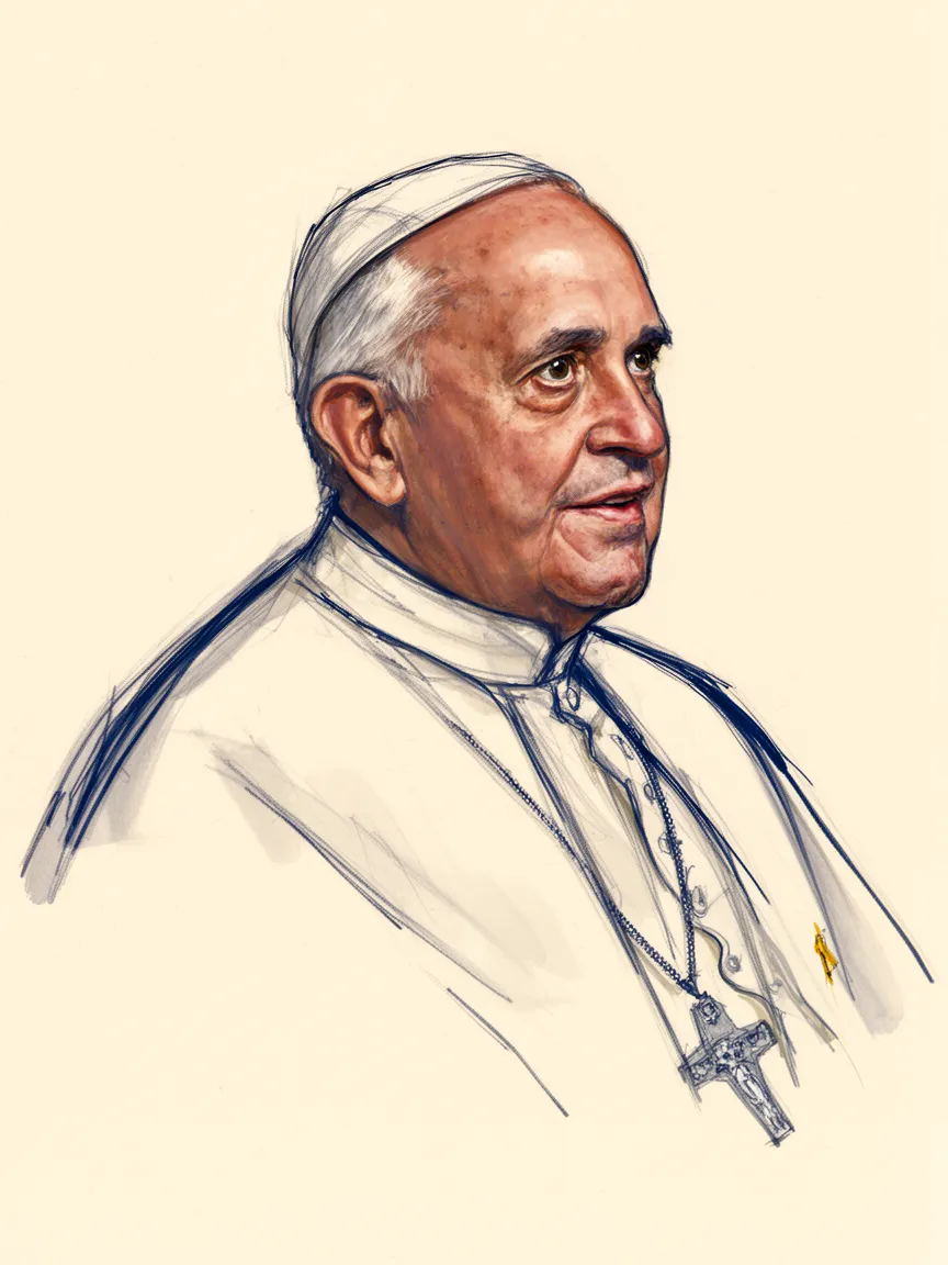 Portrait of Pope Francis