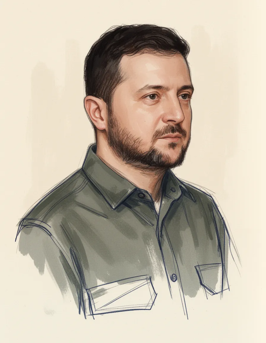 Portrait of Volodymyr Zelenskyy